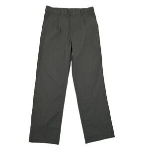 Mesen Men's Golf Wear Pleated Straight Leg Athletic Performance Pants Sz 34 Gray